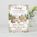Search for let the adventure begin baby boy shower invitations Forest