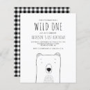 Search for rustic 1st birthday invitations Forest friends