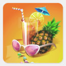 Search for retro pineapple stickers Tropical