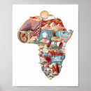 Search for african map posters Wildlife