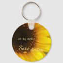 Search for summer wedding key rings Sunflower