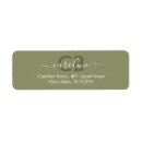 Search for olive return address labels Basic