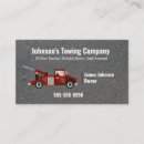 Search for towing company business cards Truck