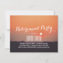 Search for orange retirement party invitations Retired
