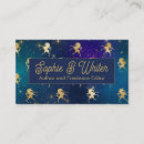Search for unicorn business cards Gold