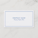 Search for blue border business cards Simple