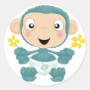 Search for baby chimp stickers Monkey