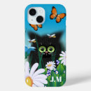 Search for kittens iphone cases Black kitten