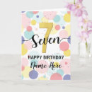 Search for girl 7th birthday cards For her