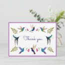 Search for hummingbird thank you cards Flower