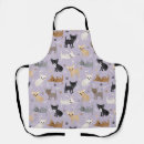 Search for black paw print aprons Pets