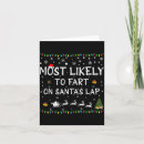 Search for fart christmas cards Lap