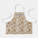 Search for snowflakes aprons Gingerbread man