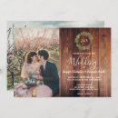 Search for country christmas wedding invitations Watercolor