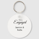 Search for yes round key rings Calligraphy typography elegant romantic