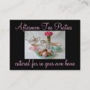 Search for afternoon tea business cards Vintage