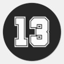 Search for number thirteen stickers Player