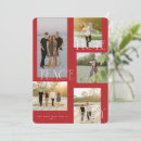 Search for peace joy and hope seasonal cards Typography