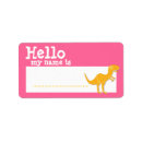 Search for cartoon dinosaur return address labels Animal