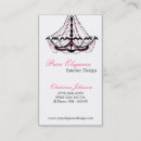 Search for chandelier business cards Fashion