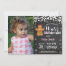 Search for holiday 1st birthday invitations Winter onederland