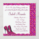 Search for high heels invitations Pink