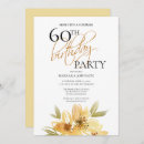 Search for green surprise 60th birthday invitations Watercolor