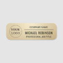 Search for black and gold name tags Modern professional elegant classic