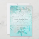 Search for aqua blue and silver invitations Grey