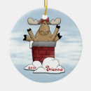 Search for whimsical reindeer christmas tree decorations Xmas