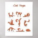 Search for cat yoga posters Funny