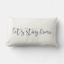 Search for lets stay home cushions Typography