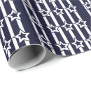 Search for blue and white stars wrapping paper Pattern