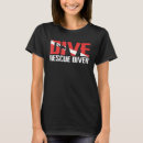 Search for rescue diver tshirts Ocean