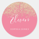 Search for pink confetti stickers Gold