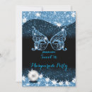 Search for blue and black masquerade party invitations Elegant