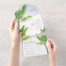 Search for abroad wedding invitations Tropical