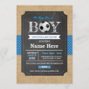 Search for football baby boy shower invitations Blue