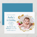 Search for photo frame invitations Blue