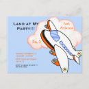 Search for cute aeroplane birthday invitations Pilot