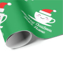 Search for coffee christmas wrapping paper Funny