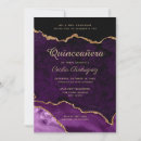Search for gold glitter quinceanera invitations Marble