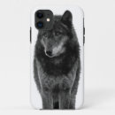 Search for white wolf iphone cases Black and white