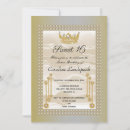 Search for yellow sweet 16 invitations Princess