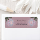 Search for snowflake baby shower return address labels Gender neutral