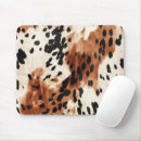 Search for cowhide mousepads Brown