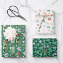 Search for village christmas wrapping paper Snow