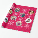 Search for hot pink christmas wrapping paper Red