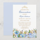 Search for blue glitter invitations Flowers