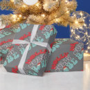Search for holly wrapping paper Blue